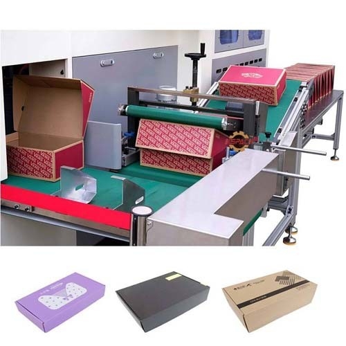 Computer Control Corrugated Shoe Box  Folder Gluer Machine 3mm