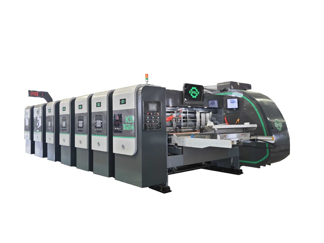 Flexo printing and slotter machine automatic Corrugated Fruit Pizza Box printing die cutting Making machine