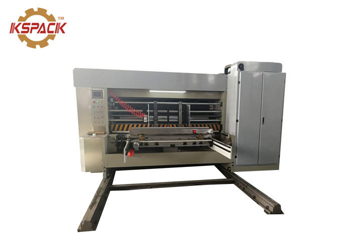 Die Cutting 1 Colors Corrugated Box Printing Machine With Stacker