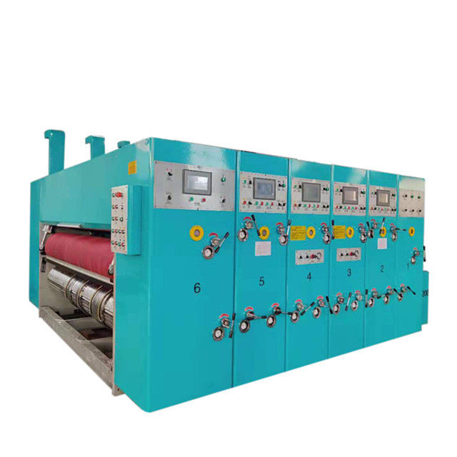 Plc Touch Screen Control Cardboard Box Printing Machine 250pcs/Min