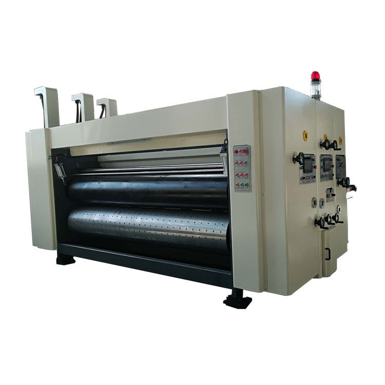 Plate Size 1200x2400mm Corrugated Carton Box Making Machine Featuring 400mm Printing Roller Suitable for Various Carton Sizes