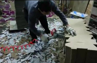 Pneumatic Waste Carton Stripping Machine For Corrugated Carton Paper
