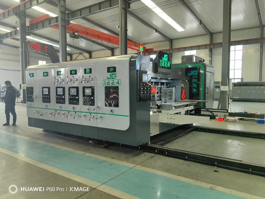 Imprimante à fente et coupe-matrice machine d'impression de boîtes ondulées pour la fabrication de boîtes de carton